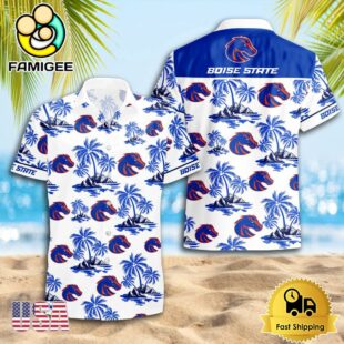 NCAA Boise State Broncos Logo Best Mens Hawaiian Shirts
