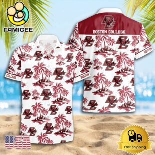 NCAA Boston College Eagles Logo Best Mens Hawaiian Shirts