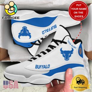 NCAA Buffalo Bulls New Team Logo Custom Air Jordan 13 Shoes
