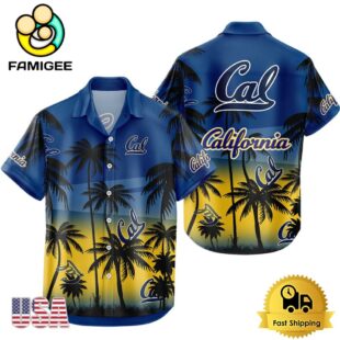 NCAA California Golden Bears Coconut Forest Tropical Style Hawaiian Shirt