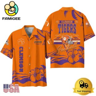 NCAA Clemson Tigers Football Summer Vibes Custom Hawaiian Shirt