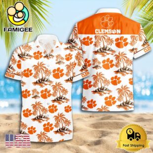 NCAA Clemson Tigers Logo Best Mens Hawaiian Shirts