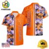 NCAA Clemson Tigers Tropical Floral Design Hawaiian Shirt