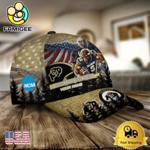 NCAA Colorado Buffaloes Mascot Logo Custom Name Baseball Cap