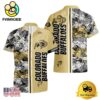NCAA Colorado Buffaloes Tropical Floral Design Hawaiian Shirt