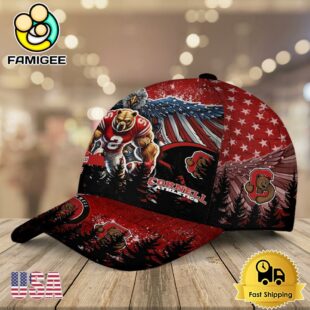 NCAA Cornell Big Red Mascot Logo Custom Name Baseball Cap