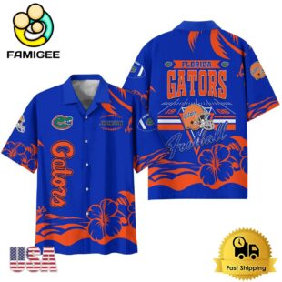 NCAA Florida Gators Football Summer Vibes Custom Hawaiian Shirt