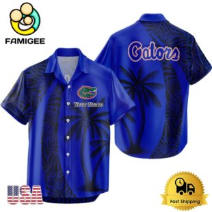 NCAA Florida Gators Palm Tree Logo Custom Hawaiian Shirt