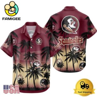 NCAA Florida State Seminoles Coconut Forest Tropical Style Hawaiian Shirt