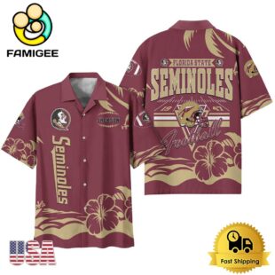 NCAA Florida State Seminoles Football Summer Vibes Custom Hawaiian Shirt