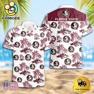 NCAA Florida State Seminoles Logo Best Mens Hawaiian Shirts