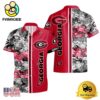 NCAA Georgia Bulldogs Tropical Floral Design Hawaiian Shirt