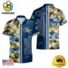 NCAA Georgia Tech Yellow Jackets Tropical Floral Design Hawaiian Shirt