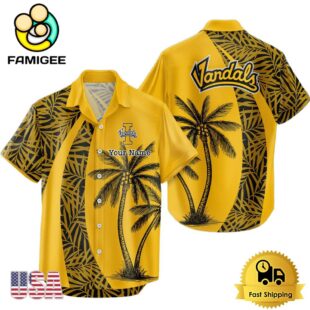 NCAA Idaho Vandals Palm Tree Logo Custom Hawaiian Shirt