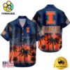 NCAA Illinois Fighting Illini Coconut Forest Tropical Style Hawaiian Shirt
