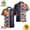 NCAA Illinois Fighting Illini Tropical Floral Design Hawaiian Shirt