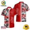 NCAA Indiana Hoosiers Tropical Floral Design Hawaiian Shirt