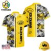 NCAA Iowa Hawkeyes Tropical Floral Design Hawaiian Shirt