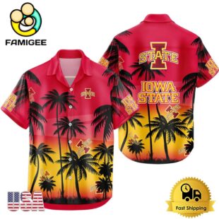 NCAA Iowa State Cyclones Coconut Forest Tropical Style Hawaiian Shirt