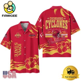 NCAA Iowa State Cyclones Football Summer Vibes Custom Hawaiian Shirt