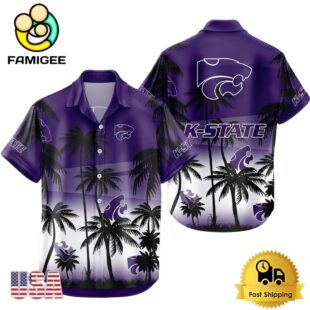 NCAA Kansas State Wildcats Coconut Forest Tropical Style Hawaiian Shirt