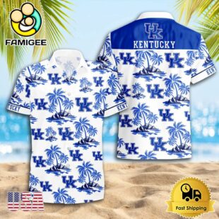 NCAA Kentucky Wildcats Logo Best Mens Hawaiian Shirts