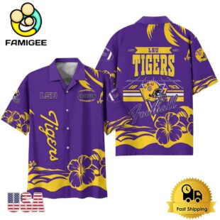 NCAA LSU TIGERS Football Summer Vibes Custom Hawaiian Shirt