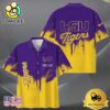 NCAA LSU TIGERS Paint Splatter Custom Hawaiian Shirt