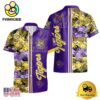 NCAA LSU TIGERS Tropical Floral Design Hawaiian Shirt