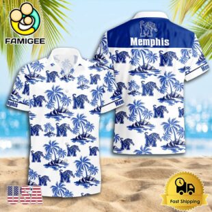 NCAA Memphis Tigers Logo Best Mens Hawaiian Shirts