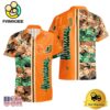 NCAA Miami Hurricanes Tropical Floral Design Hawaiian Shirt