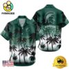 NCAA Michigan State Spartans Coconut Forest Tropical Style Hawaiian Shirt