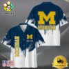 NCAA Michigan Wolverines Custom Paint Splatter Logo Hawaiian Shirt
