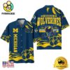 NCAA Michigan Wolverines Football Summer Vibes Custom Hawaiian Shirt