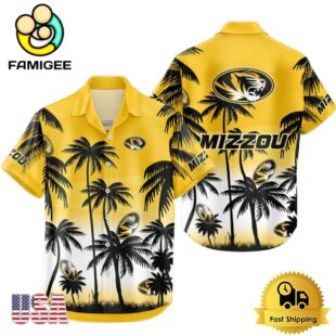 NCAA Missouri Tigers Coconut Forest Tropical Style Hawaiian Shirt