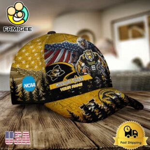 NCAA Missouri Tigers Mascot Logo Custom Name Baseball Cap