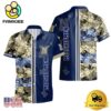 NCAA Navy Midshipmen Tropical Floral Design Hawaiian Shirt