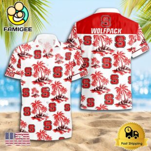 NCAA NC State Wolfpack Logo Best Mens Hawaiian Shirts