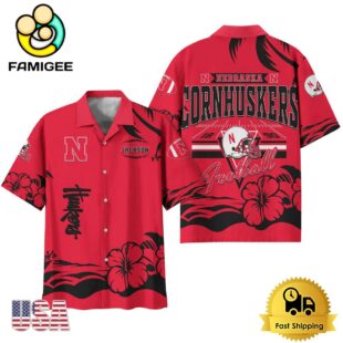 NCAA Nebraska Cornhuskers Football Summer Vibes Custom Hawaiian Shirt