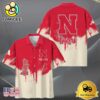 NCAA Nebraska Cornhuskers Paint Splatter Custom Hawaiian Shirt