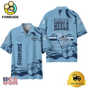 NCAA North Carolina Tar Heels Football Summer Vibes Custom Hawaiian Shirt