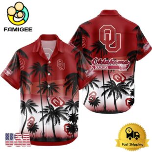 NCAA Oklahoma Sooners Coconut Forest Tropical Style Hawaiian Shirt