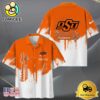 NCAA Oklahoma State Cowboys Custom Paint Splatter Logo Hawaiian Shirt