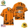 NCAA Oklahoma State Cowboys Football Summer Vibes Custom Hawaiian Shirt