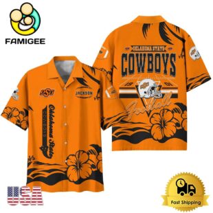 NCAA Oklahoma State Cowboys Football Summer Vibes Custom Hawaiian Shirt