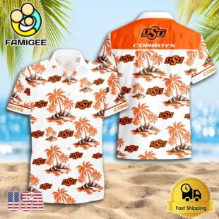 NCAA Oklahoma State Cowboys Logo Best Mens Hawaiian Shirts