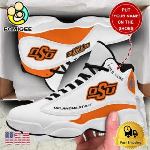 NCAA Oklahoma State Cowboys New Team Logo Custom Air Jordan 13 Shoes