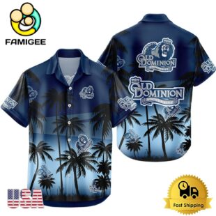 NCAA Old Dominion Monarchs Coconut Forest Tropical Style Hawaiian Shirt