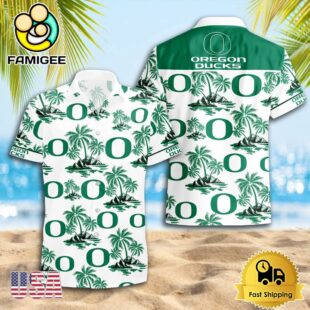 NCAA Oregon Ducks Logo Best Mens Hawaiian Shirts