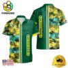 NCAA Oregon Ducks Tropical Floral Design Hawaiian Shirt